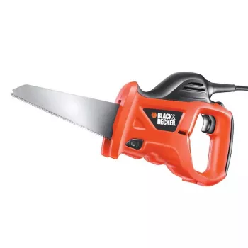 Bucksaw Black & Decker KS880EC-QS – rokas zāģis, asmens garums 23.9 cm, ergonomisks rokturis, oranžs