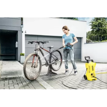 Augstspiediena mazgātājs Karcher K 2 POWER CONTROL HOME — elektrisks, 1400 W, 110 bar, 360 l/h, 5 m šļūtene, vertikāls
