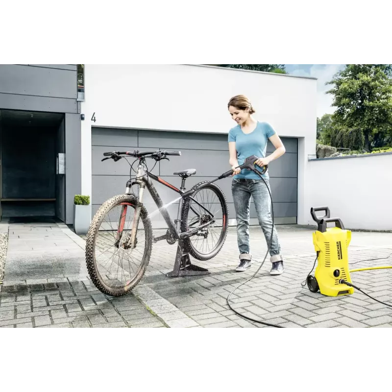 Augstspiediena mazgātājs Karcher K 2 POWER CONTROL HOME — elektrisks, 1400 W, 110 bar, 360 l/h, 5 m šļūtene, vertikāls