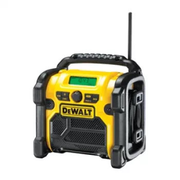 DEWALT DCR019-QW Bezvadu Li-Ion AM/FM Kompaktais Radio - XR Tikai Instruments