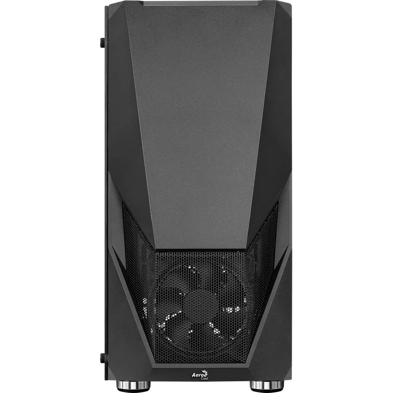 Aerocool PGS Zauron FRGB-G-BK-v1 Midi Tower datora korpuss spēlētājiem, ATX/micro-ATX/Mini-ITX, rūdīts stikls, FRGB, melns
