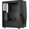 Aerocool PGS Zauron FRGB-G-BK-v1 Midi Tower datora korpuss spēlētājiem, ATX/micro-ATX/Mini-ITX, rūdīts stikls, FRGB, melns