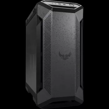 PC korpuss ASUS TUF Gaming GT501 Midi Tower — Melns, atbalsta ATX/Micro-ATX/Mini-ITX/E-ATX, 3x120mm priekšā, 1x140mm aizmugurē, 42 cm GPU, 18 cm CPU dzesētājs