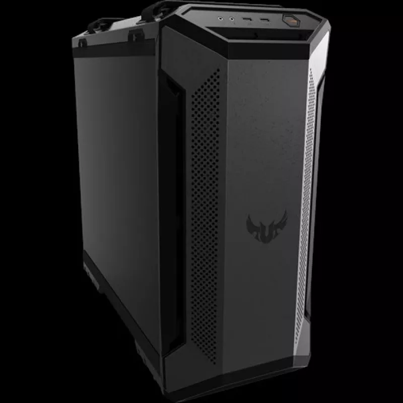 ASUS TUF Gaming GT501 Midi Tower korpuss datoram, ATX, sānu panelis ar logu, melns