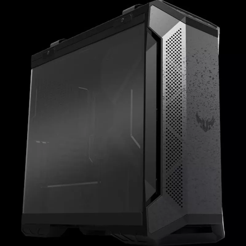 ASUS TUF Gaming GT501 Midi Tower korpuss datoram, ATX, sānu panelis ar logu, melns
