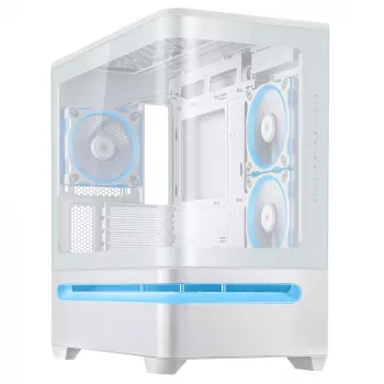 ASUS PRIME AP202 ARGB Midi Tornis Balts