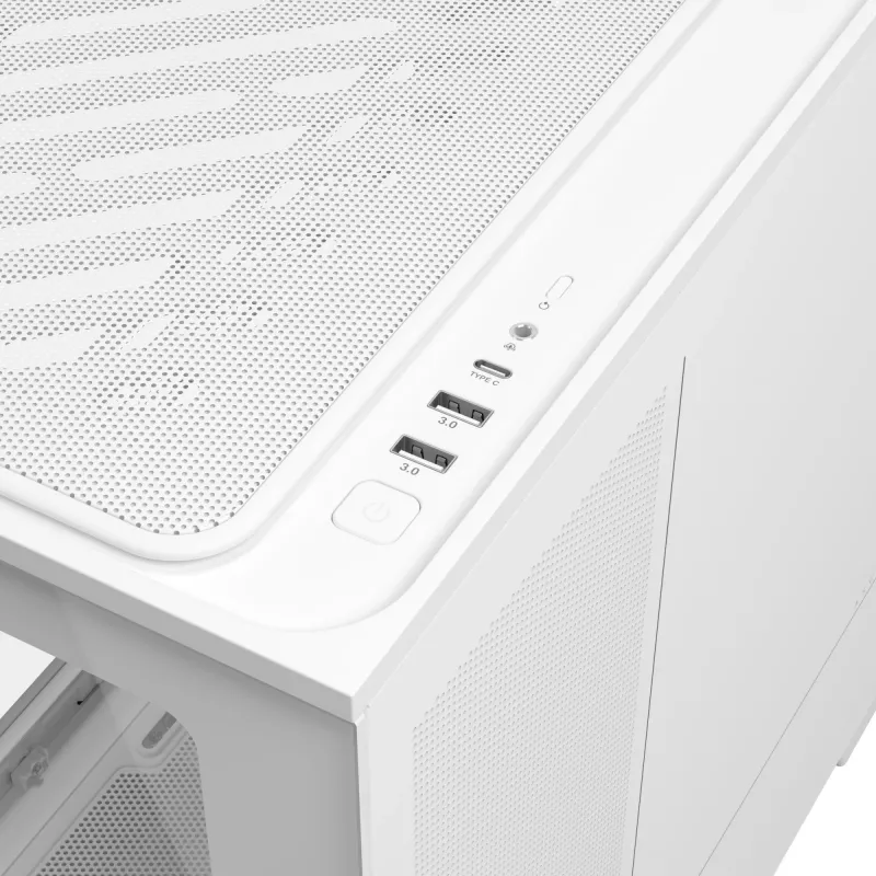 ASUS PRIME AP202 ARGB Midi Tornis Balts
