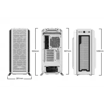 PC korpuss be quiet! Silent Base 802 Window White Midi Tower
