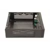 PC korpuss CHIEFTEC IX-01B-OP Small Form Factor SFF Mini-ITX, 1×3.5 collu slots, tērauds, melns