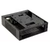 PC korpuss CHIEFTEC IX-01B-OP Small Form Factor SFF Mini-ITX, 1×3.5 collu slots, tērauds, melns