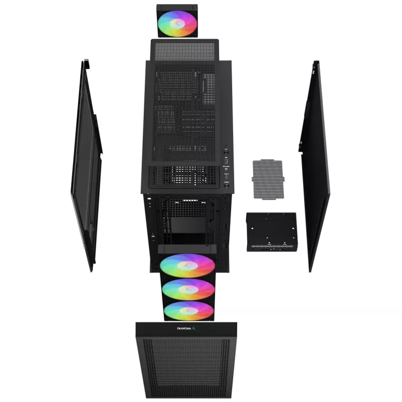 DEEPCOOL CH560 Digital Midi Tornis - Melns