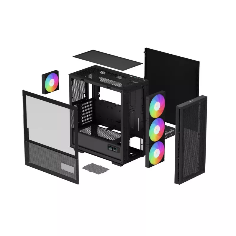 DEEPCOOL CH560 Digital Midi Tornis - Melns