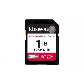 Kingston Canvas React Plus SDXC 1TB UHS-II 280R/150W U3 V60