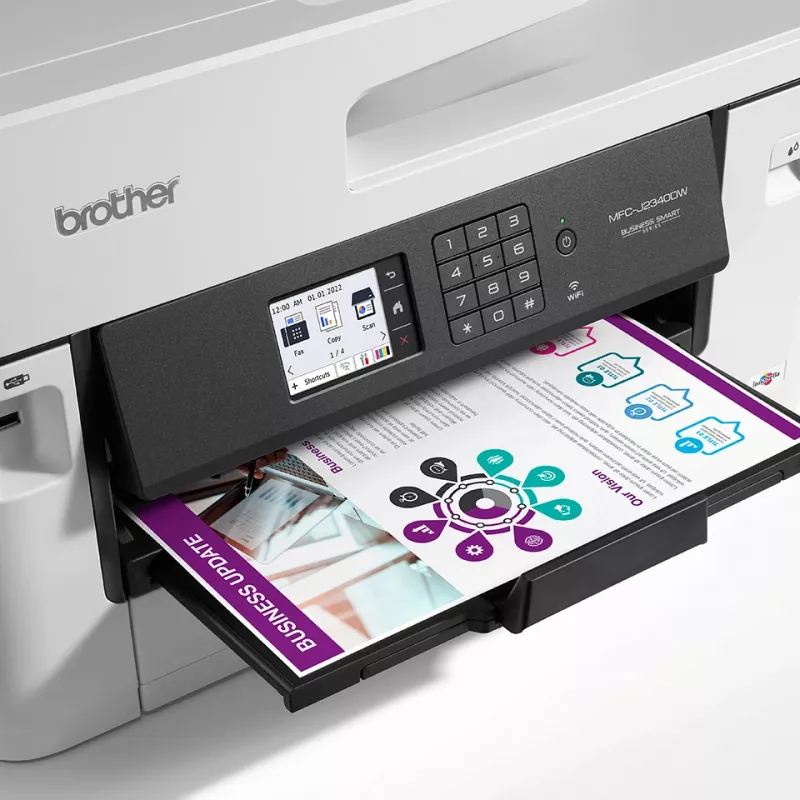 Daudzfunkciju printeris Brother MFC-J2340DW Inkjet Colour – A3, Duplekss, Wi‑Fi, ADF 50, 1200x4800 dpi