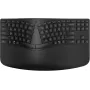 HP 965 Ergo Wireless tastatūra, pilna izmēra, bezvadu, RF + Bluetooth, membrānas, QWERTY, melna
