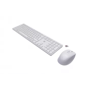 HP 650 bezvadu tastatūras un peles komplekts, balts