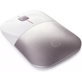 HP Wireless Mouse Z3700 - Balts/Rozā, Ambidextrous, RF Bezvadu, 1200 DPI