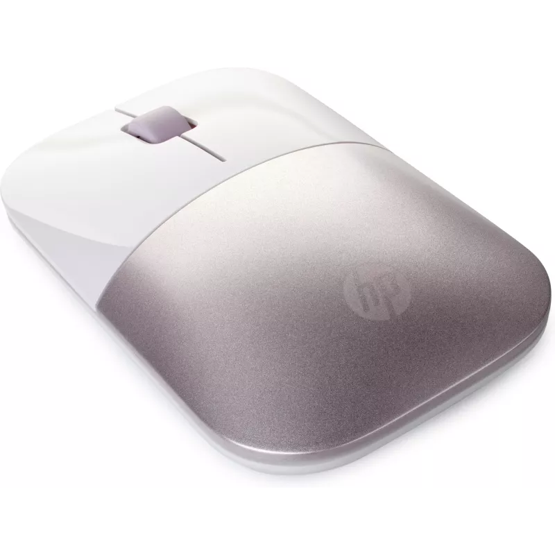 HP Wireless Mouse Z3700 - Balts/Rozā, Ambidextrous, RF Bezvadu, 1200 DPI