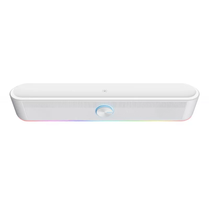 Trust RGB apgaismota skaņas josla GXT 619W Thorne, 2.0 kanāli, 6 W, 12 W, 6 W, 10000 Ω, 4 Ω