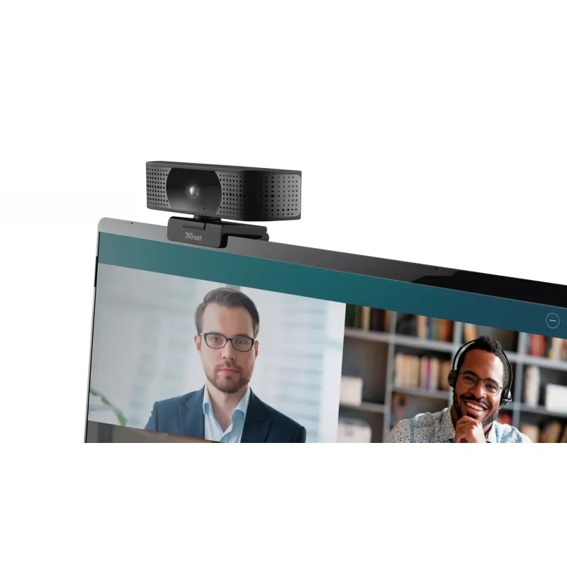 Trust Teza tīmekļa kamera 4K UHD 3840x2160, USB 2.0, melna