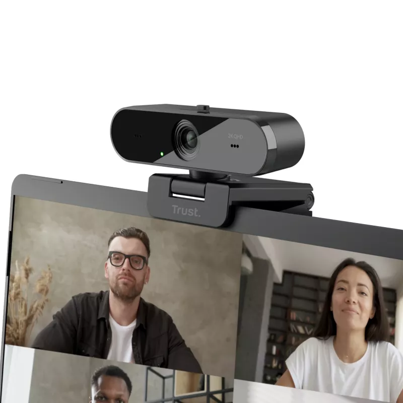 Trust Taxon QHD tīmekļa kamera 2560 x 1440 pikseļi USB 2.0 Melna