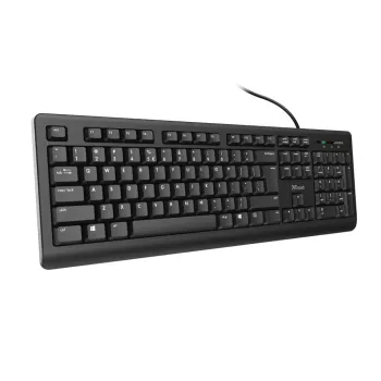 Trust Primo pilna izmēra tastatūra USB QWERTY melna