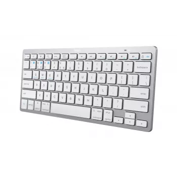 Trust 24651 Bluetooth bezvadu tastatūra, QWERTY, sudraba