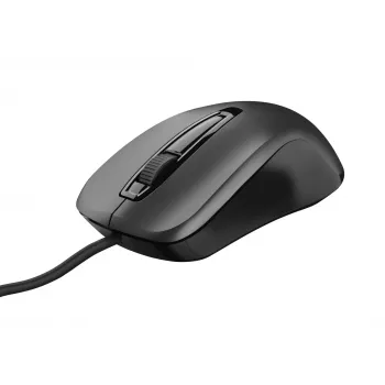 Trust Carve vadu optiskā pele, ambidekstra, USB-A, 1200 DPI