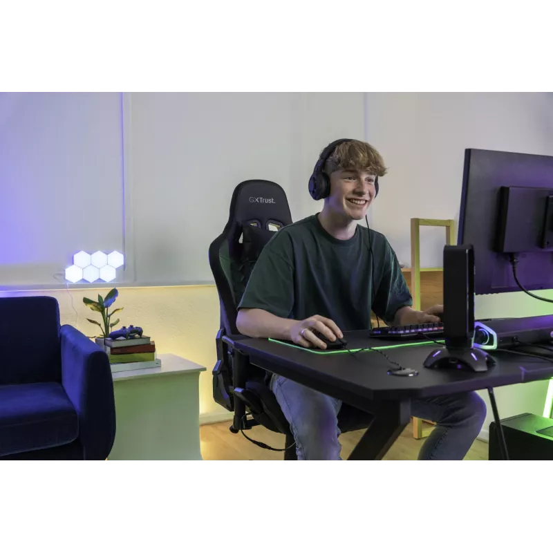 Trust GXT 265 Cintar RGB galvas austiņu statīvs