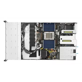 Rack (1U) serveris ASUS RS501A‑E12‑RS12U — LGA 6096, DDR5 līdz 3 TB, 24 DIMM, 1600W