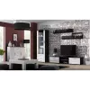 Peldošo plauktu komplekts Cama Meble SOHO 1250×200×200 mm, skaidu plātne, melns matēts (divi plaukti)