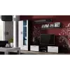 Peldošo plauktu komplekts Cama Meble SOHO 1250×200×200 mm, skaidu plātne, melns matēts (divi plaukti)