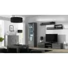 Peldošo plauktu komplekts Cama Meble SOHO, 2 plaukti, 1250×200×200 mm, skaidu plātne, pelēks matēts