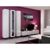 Pie sienas montējams skapis cama meble VIGO 180 — 1800×400×300 mm, balts/balts spīdums