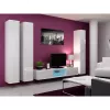 Pie sienas montējams skapis cama meble VIGO 180 — 1800×400×300 mm, balts/balts spīdums