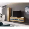 Pie sienas montējams skapis Cama Meble VIGO 180, 1800×400×300 mm, Votāna ozols