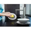 Trauku sūklis VILEDA Tip-Top 5 gab., taisnstūra šķiedras paliktņi 70×90×30 mm, dzeltens