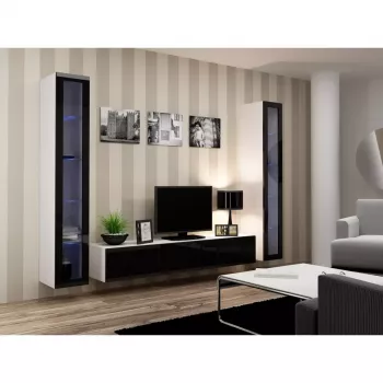 TV statīvs cama meble VIGO 180 — 1800×400×300 mm, balts