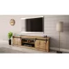 TV skapis Cama Meble GRANERO RTV, Wotan ozola finieris, 2000×350×567 mm