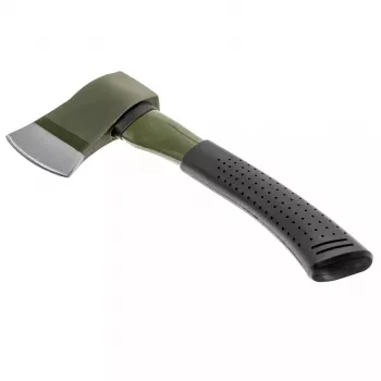 Mil-Tec 15506000 kompaktais cirvis — nerūsējošā tērauda asmens 4,6 mm, garums 280 mm