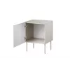 Naktsgaldiņš Cama meble SIENA 44.5×40×59 cm, kašmira matēts, MDF un skaidu plātne, komplektā 2 gab.