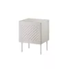 Naktsgaldiņš Cama meble SIENA 44.5×40×59 cm, kašmira matēts, MDF un skaidu plātne, komplektā 2 gab.