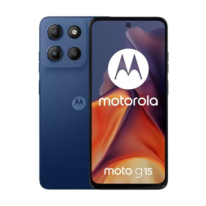Motorola moto g15 17.1 cm (6.72 collu) Dual SIM Android 15 4G USB Type-C 8 GB 128 GB 5200 mAh Navy