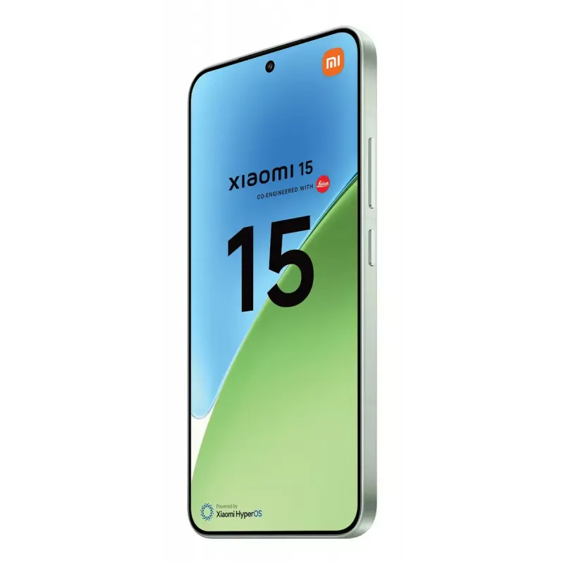 Viedtālrunis Xiaomi 15 — Snapdragon 8 Elite, 12 GB RAM, 512 GB, 6.36 collu AMOLED, 5240 mAh, Divas SIM, IP68, Zaļš