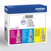 Brother BT-5000C saderīgu tintes kasetņu komplekts, 3 krāsas (Cyan, Magenta, Yellow), 3 gab., 48,8 ml, 5000 lpp.