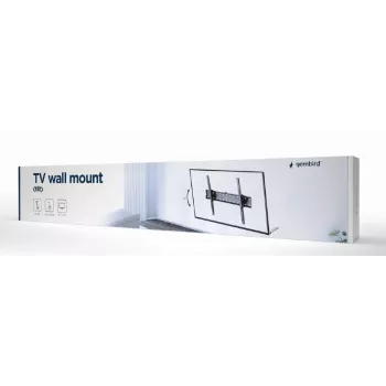 TV sienas stiprinājums Gembird WM-70T-02 37 inch–70 inch ekrāniem, 40 kg, VESA līdz 600×400, slīpums ±12°, 5.3 cm attālums no sienas