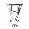 TV sienas stiprinājums Gembird WM-75ST-01 32 inch–75 inch, VESA 600x400, 45.5 kg, regulējams 4.9–49.1 cm, slīpums -5°–8°