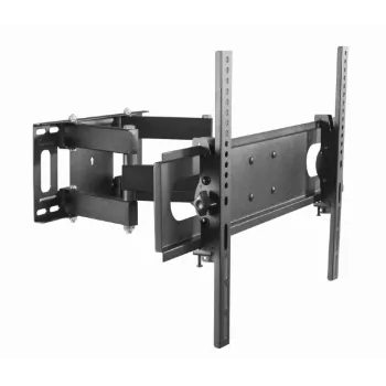 Sienas TV stiprinājums GEMBIRD WM-70ST-01 37 inch–70 inch ekrāniem, slīpums 0° līdz -20°, pagrieziens ±60°, VESA 200×200–600×400, maks. 35 kg, melns