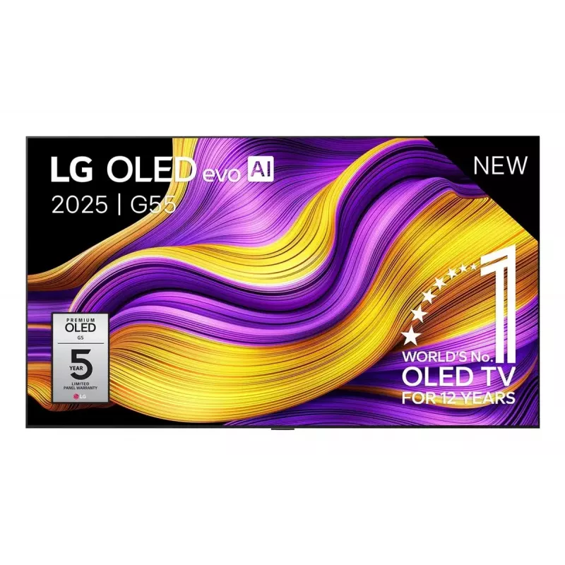 LG OLED evo AI OLED55G51LW televizors 139,7 cm (55 inch) 4K Ultra HD Smart TV Wi-Fi Melns