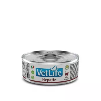 Slapjā barība kaķiem Farmina Vet Life Natural Diet Cat Hepatic 85 g – aknu atbalsts, vistas gaļa, bezgraudu, pieaugušiem